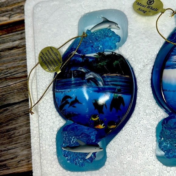 The Bradford Exchange Other - 9th Issue Dolphins-The Bradford Exchange Above And Below Ornament  